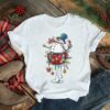 Glass Of Red Wine Snowman Drinker Christmas shirt