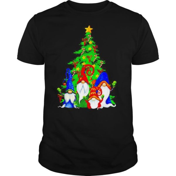 Gnomes Christmas tree shirt