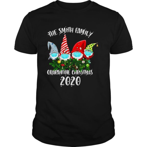 Gnomes Face Mask The Smith Family Quarantine Christmas 2020 shirt