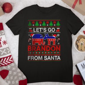 Go Brandon Let’s Go 2024 Meme Biden Ugly Christmas Sweater T Shirt
