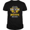 God first family second then megadeth music shirt