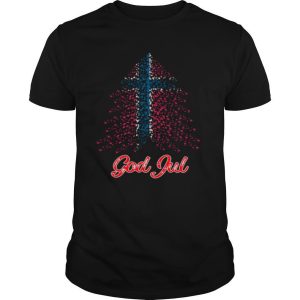 God full Norwegian Christmas tree shirt