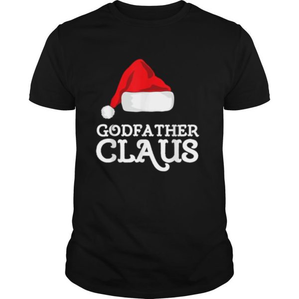 Godfather Claus Christmas Family Group Matching Pajama shirt