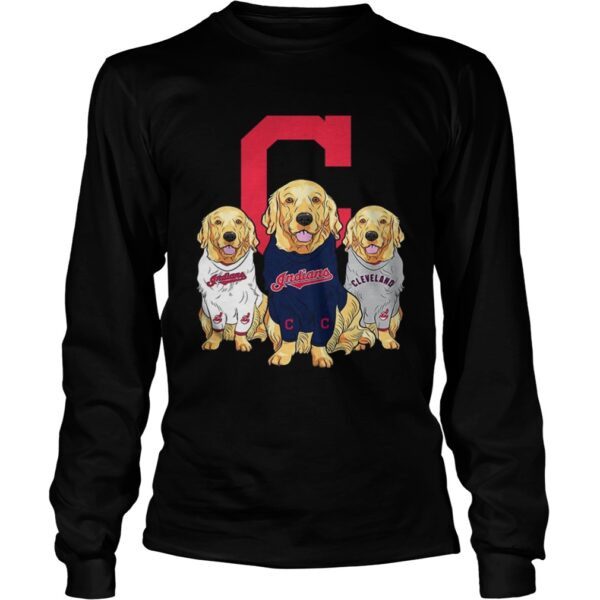 Golden Retriever Cleveland Indians shirt