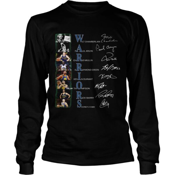 Golden State Warriors Wilt Chamberlain Paul Arizin Chris Mullin Draymond Green Signatures shirt