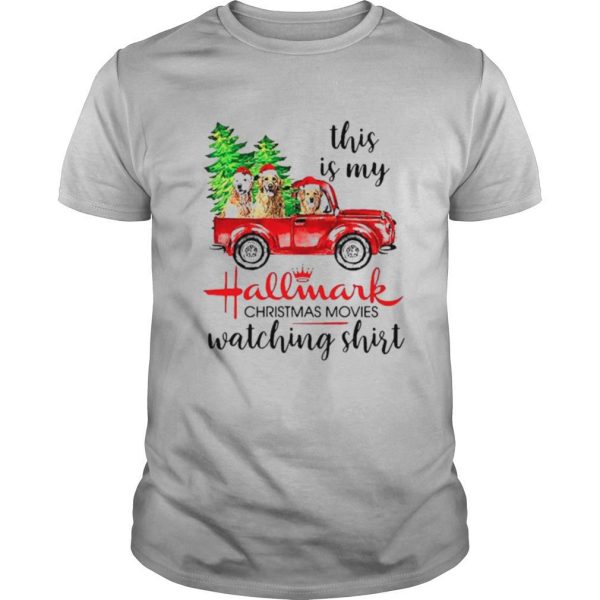 Golden retriever santa This is my Hallmark Christmas movie shirt