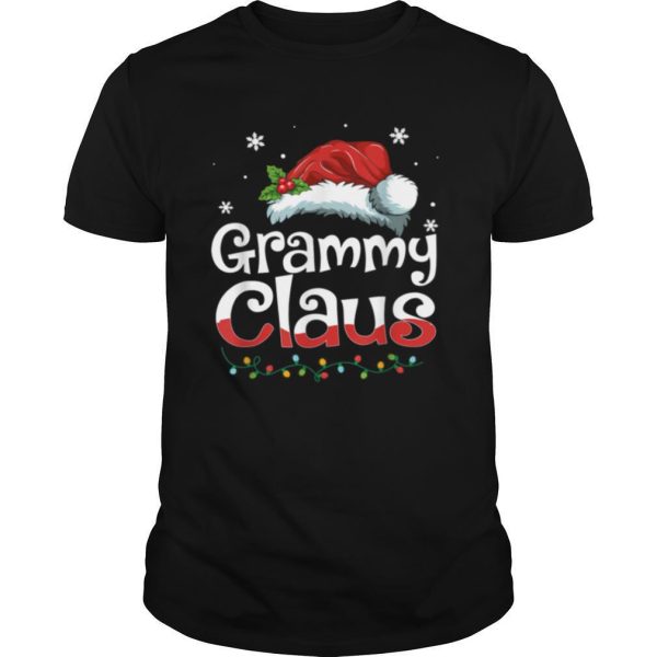 Grammy Claus Santa Hat Matching Family Christmas Pajama shirt