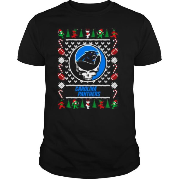 Grateful Dead Carolina Panthers Christmas shirt