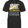 Green Bay Packer 101 Years Of 1919 2020 Thank You For The Memories Signatures T-Shirt