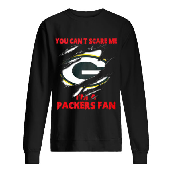 Green Bay Packers you can’t scare me I’m a Packers fan shirt