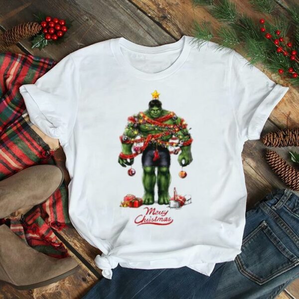 Green Hulk Christmas Tree Christmas 2022 shirt