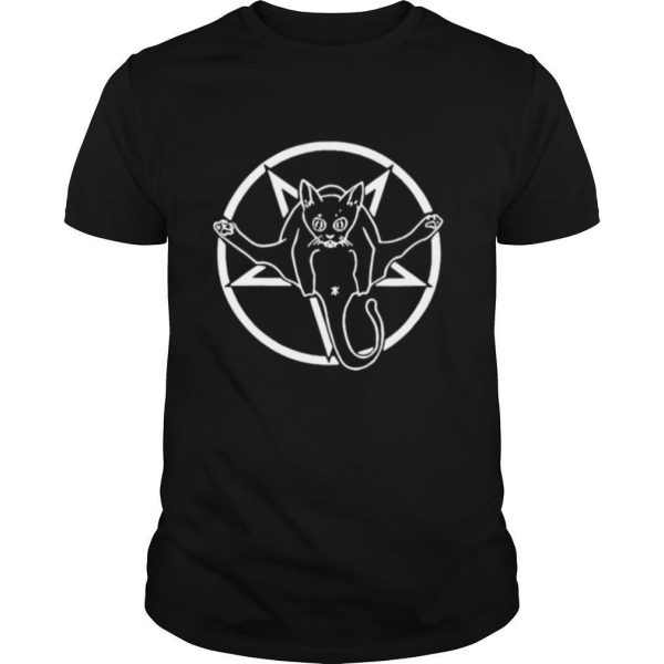 Grimytee Hail Catan Cat Satan Devil Sign by Finja shirt