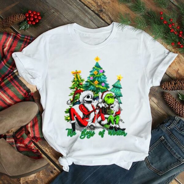 Grinch And Skellington Family The boys Of Winter Christmas 2022 shirt