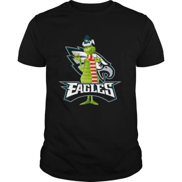 Grinch Philadelphia Eagles Christmas shirt