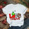 Grinch hug heart loves 2022 Christmas sweater
