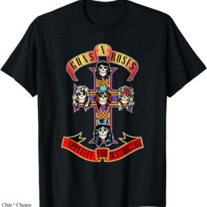 Guns And Roses T-shirt Destruction