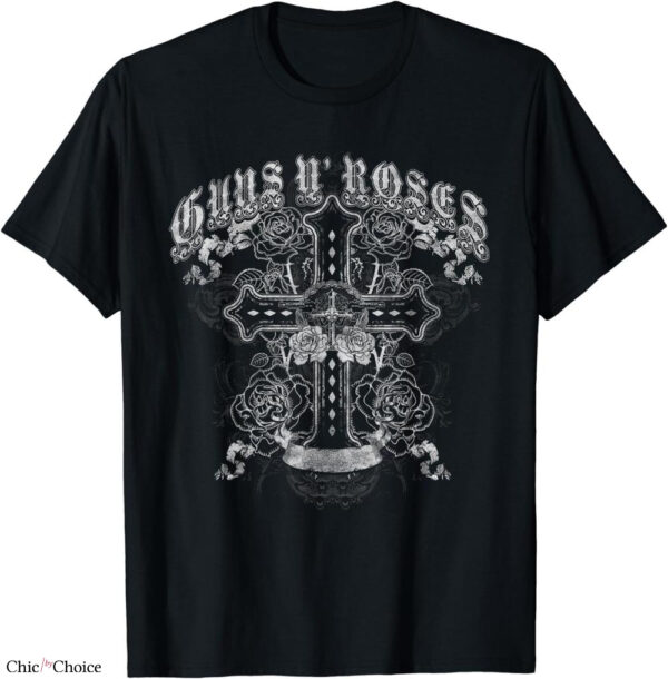 Guns And Roses T-shirt Gothic Style