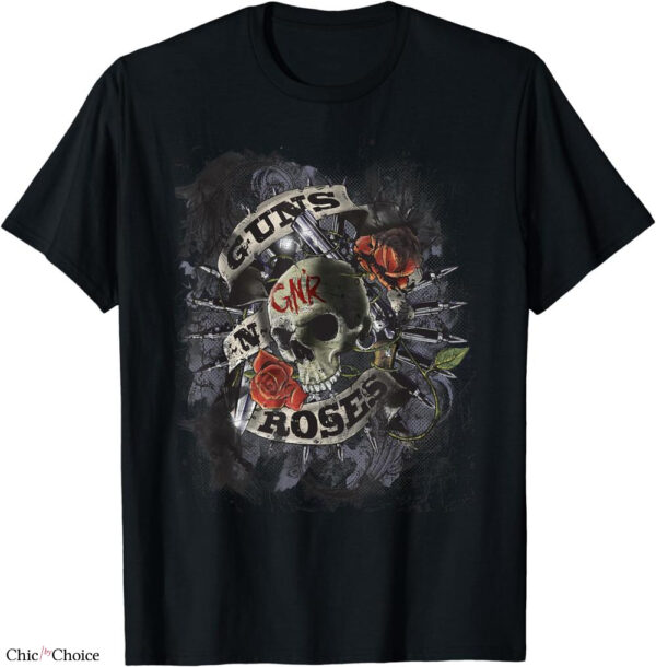 Guns And Roses T-shirt Retro Style