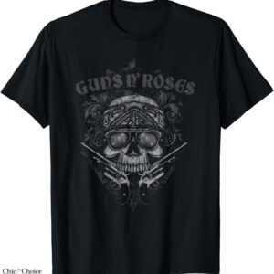 Guns And Roses T-shirt Skull Bandana