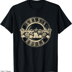 Guns And Roses T-shirt Skull Guns