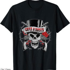 Guns And Roses T-shirt Skull Heads