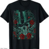 Guns And Roses T-shirt Top Hat Skull