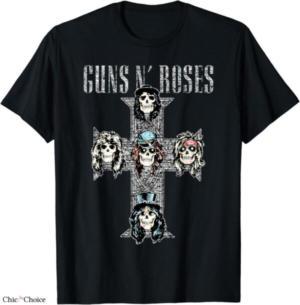 Guns And Roses T-shirt Vintage Style