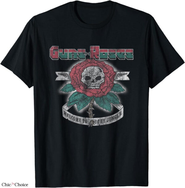 Guns And Roses T-shirt Welcome To The Jungle