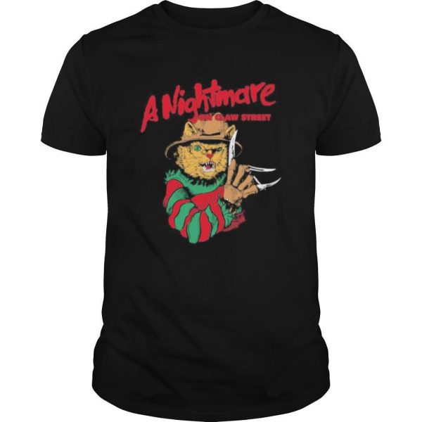 Halloween jason voorhees cat a nightmare on claw street shirt