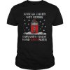 Hand Santanizer Sanitizer Christmas 2020 Lockdown shirt