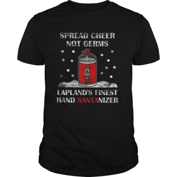 Hand Santanizer Sanitizer Christmas 2020 Lockdown shirt