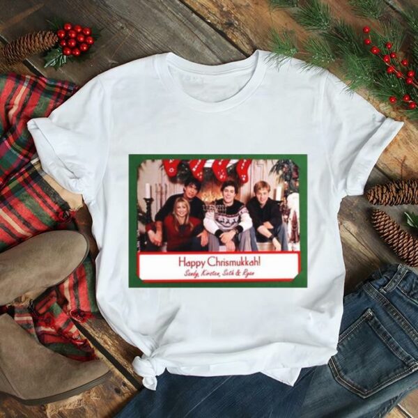 Happy Chrismukkah Sandy Kirsten Seth And Ryan The O.C. Christmas shirt