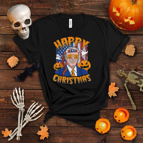 Happy Christmas Halloween Joke Pumpkin Boo’s Funny Joe Biden T Shirt