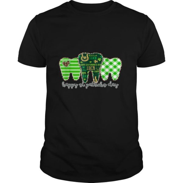 Happy St Patrick’s Day Teeth Dental Assistant Dentist T Shirt