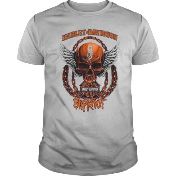 Harley Davidson Motorcycles Slipknot shirt