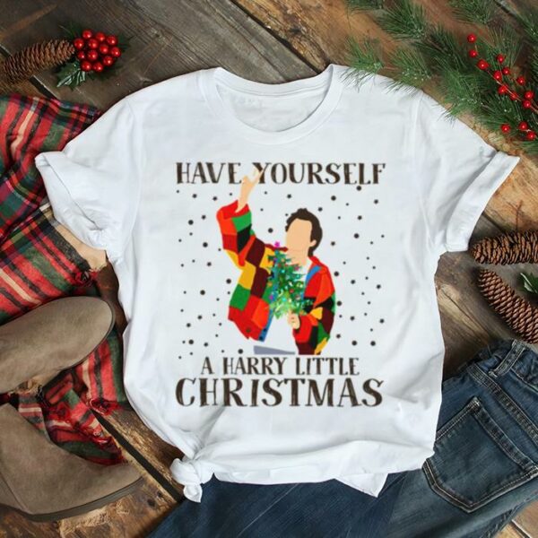 Harry Styles Under Snow Have Yourself A Harry Little Christmas Merry Christmas shirt