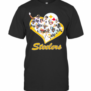 Heart Football Pittsburgh Steelers T-Shirt