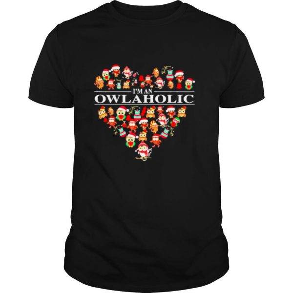 Heart Im an awlaholic merry christmas shirt