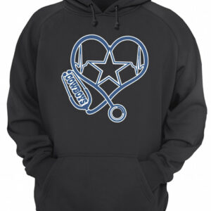 Heartbeat Nurse Love Dallas Cowboy shirt 2 Heartbeat Nurse Love Dallas Cowboy shirt 3