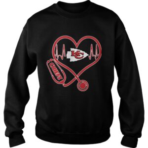 Heartbeat Nurse Love Kansas City Chiefs shirt 2 Heartbeat Nurse Love Kansas City Chiefs shirt 3