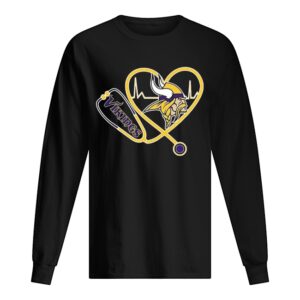 Heartbeat Nurse Love Minnesota Vikings shirt Heartbeat Nurse Love Minnesota Vikings shirt