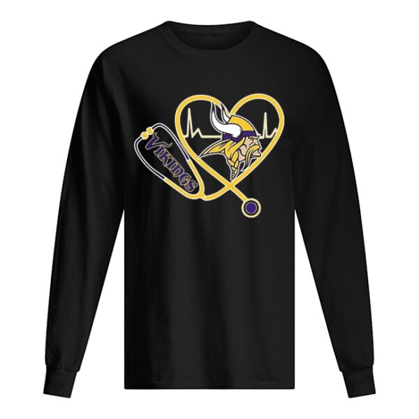 Heartbeat Nurse Love Minnesota Vikings shirt