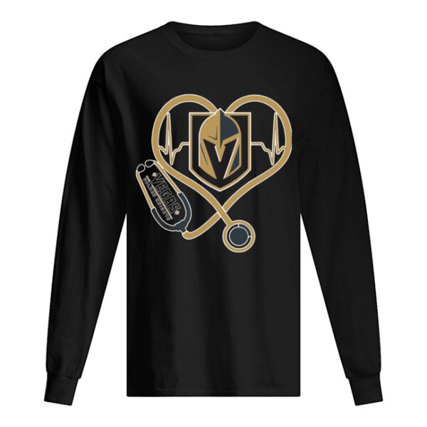 Heartbeat Nurse Love Vegas Golden Knights shirt