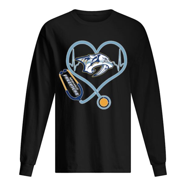 Heartbeat Nurse Nashville Predators shirt