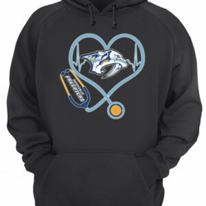 Heartbeat Nurse Nashville Predators shirt 2 Heartbeat Nurse Nashville Predators shirt 3