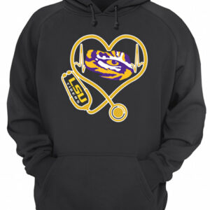 Heartbeat Nurse love LSU Tigers shirt 2 Heartbeat Nurse love LSU Tigers shirt 3