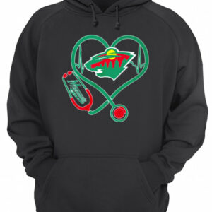 Heartbeat nurse love Minnesota Wild shirt 2 Heartbeat nurse love Minnesota Wild shirt 3