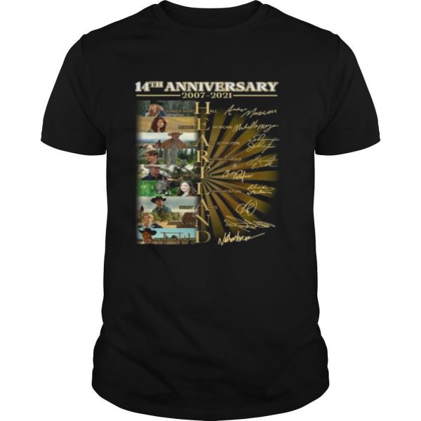 Heartland Movie Character 14th Anniversary 2007 2021 Signatures shirt