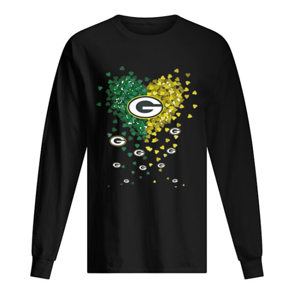 Hearts Green Bay Packers Logo shirt