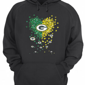 Hearts Green Bay Packers Logo shirt 2 Hearts Green Bay Packers Logo shirt 3